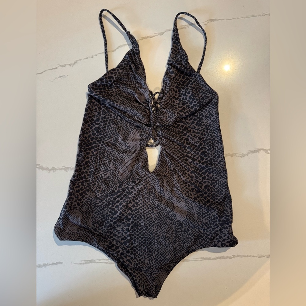 ACACIA • snake skin/leopard Print One-Piece Swimsuit